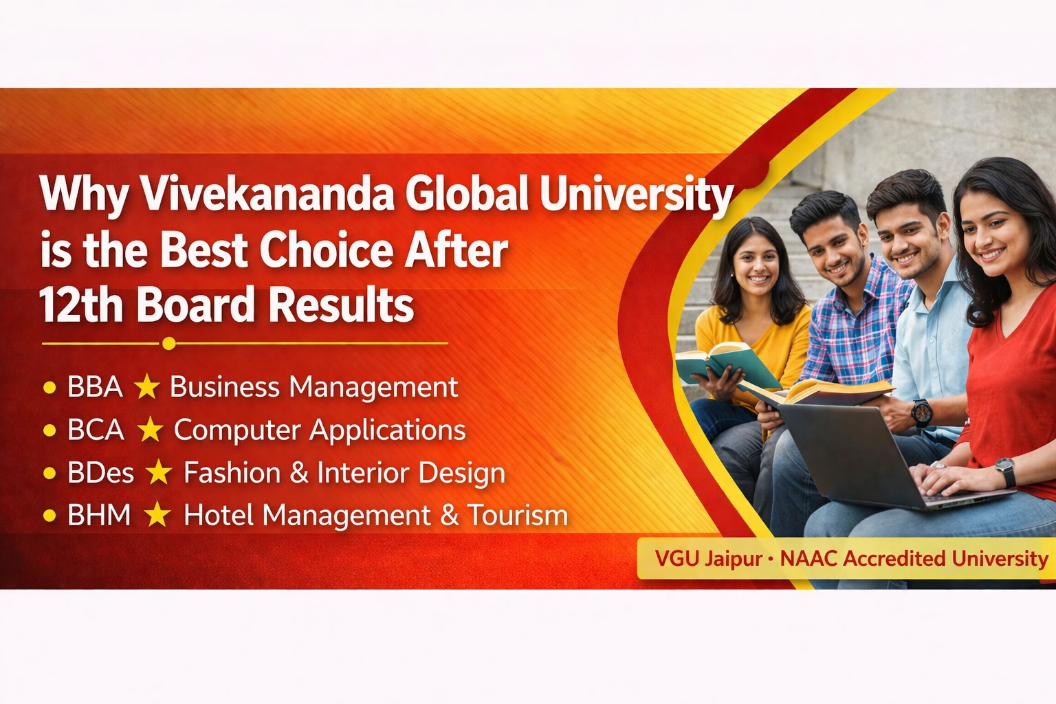 Why Vivekananda Global University is the Best Choice After 12th Board Results for Your Future Career
